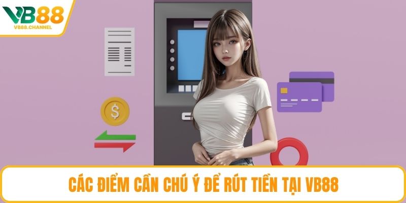 Các điểm cần chú ý để rút tiền tại VB88